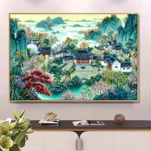 Mountains Landscape Artwork Jigsaw Puzzle 500/1000/1200/2000PCS Stress Relief Puzzle Wall Art Decor Gift Frameless