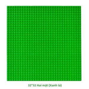 Hai Mặt 32X32 Chấm Đế Cho GẠCH XÂY DỰNG 16X16 Thành Phố Cổ Điển Khối Tấm Nhựa Nhỏ Đồ Chơi Lắp Ráp Một Phần Cho DIY Sáng Tạo
