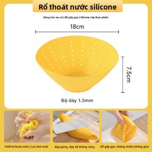 SP SAUCE | Giỏ Thoát Nước Gấp Gọn Silicone