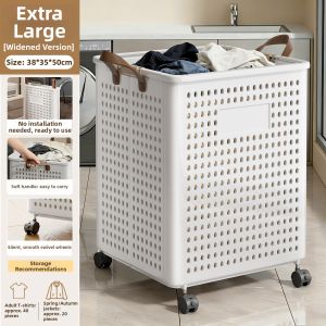 bicoy | Foldable Wheel-Attached Laundry Hamper