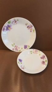 Corelle USA - Violet Mist - 01 Chiếc Đĩa Cạn Tròn Hoa Bằng Lăng Tím