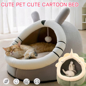 Cat Bed Dog Bed Removable Washable Cat Dog House Indoor Warm Comfortable Pet Dog Bed Pet Nest