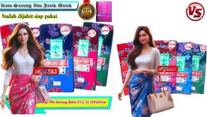 Kain Sarung Ibu Jarik Batik Halus PALM 501 - Kain Sarung Batik Wanita Serbaguna - Aurora Store (COD)