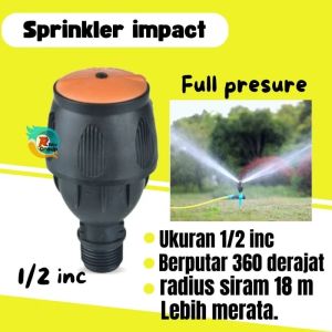 SPRINGKER IMPAC BOLA ALAT SIRAM OTOMATIS BERPUTAR 360 DRAJAT /alat siram pertanian