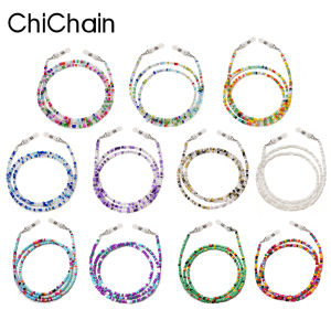 Beaded Eyeglasses Chains Colored Eyeglasses Strips for Women Women’s Beads Eyeglass Ropes Handmade Eyeglass Lanyards for Wome