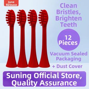 June Six Initial Compatible Apiyoo Electric Toothbrush Head Y8 P7 T9 Sup Pikachu Replacement 2585 Adult Gum Care Normal Size