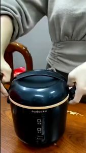 Nồi Cơm Điện Mini Chigo Chống Dính Dung Tích 12L Đa Năng Nấu Cơm Cháo Nấu Lẩu Công Suất 300W Sôi Trong Phút Mốt