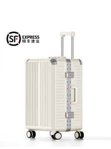 Durable Aluminum Frame Luggage Suitcase for Travel Business Use Hard Shell 2024 Summer Collection Male Female Universal
