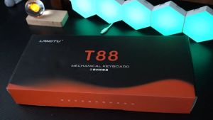 LANGTU T88 Tri-Mode Gradient side Lettering RGB Backlit Wirleess Silent Mechanical Keyboard