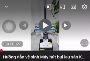 Máy hút bụi lau sàn Kalite H8 Pro