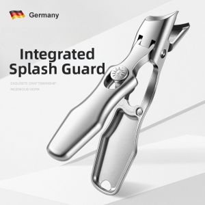 Wide Mouth Powder Steel Splatter-Proof Heavy Duty Nail Clipper Premium Gift Set