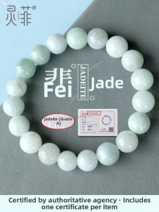 LINGFEI | Drifting Green Burmese A-grade Jade Hand Bracelet