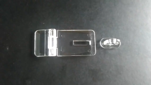 10pcs Gembok Akrilik / Kunci Transparan / Grendel Bening Lock Acrylic Overpal