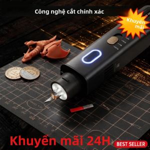 Máy Cắt Và Khắc Siêu Âm Công Suất Cao 2 Trong 1 JAKEMY JM-Y10 Pro Cấp Công Nghiệp Dùng Cho Bìa Cứng Nhựa Gỗ - Bộ Dụng Cụ Điện