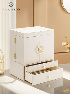 Vlando | Luxury Large Capacity Dustproof Makeup Organizer Box