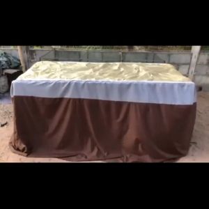 มุ้งคลุมลู่วิ่ง แบบโปร่งคอตาข่าย ขนาด ก.80xย.200xส.80 cm. มุ้งสุ่ม มุ้งลู่ มุ้งคลอบ ไก่ชน