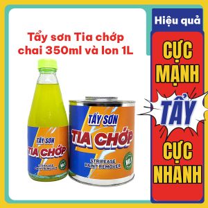 Tẩy sơn Tia chớp siêu mạnh siêu nhanh dùng để tẩy sơn cho kim loại nhựa kính