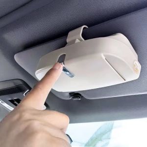 Car-Mounted Sunglasses Case Multi-Functional Sunshade Board Storage No-Damage Installation Eyeglass Frame Automobile Accessories