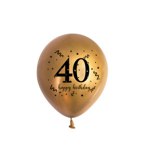 1Bag 30th 40th 50rh 60th Latex Balloon Women Happy Birthday Adult Party Home Anniversary DIY Party Balloons Decorations Supplies