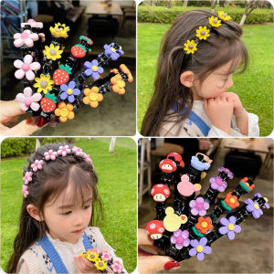 ที่คาดผมแฟชั่นใหม่ สำหรับเด็กกิ๊บติดผม พื้นผมแฟชั่น ดอกไม้น่ารัก