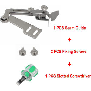 Swing Seam Guide Fine Tucker Gauge Adjustable Presser Foot With Screwdriver Universal Fit Domestic Industrial Sewing DIY Tool