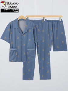 TUCANO | New Summer Mens Loose Lightweight Pajama Set 3 Piece
