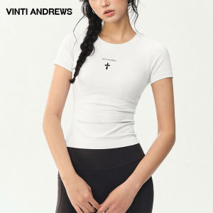 High Elasticity Fitted Short Sleeve T-Shirt for Summer Outdoor Activities