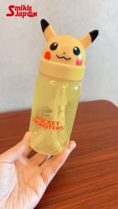 SKATER Pikachu Die-Cut Straw Bottle 350ml PBS3STD