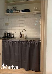Mariya Plain kitchen sink Curtain Elegant design  Standard Size 60X30 inches Lababo Curtain