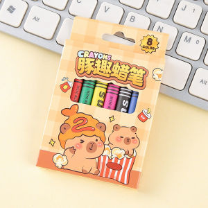 ไม้จิ้มสีไม่เป็นพิษสำหรับเด็ก ไม้จิ้มสีน้ำมัน 8 สี ไม่เป็นพิษ ไม่เปื้อน ของเล่นสำหรับเด็ก ของขวัญสำหรับนักเรียนชั้นประถม