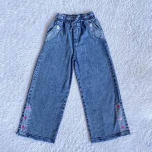 [[ New Arrival ]] Momo Mizuki Set Teen Kids Setelan Blus Rajut dan Celana Jeans Anak Remaja Usia 11 Sampai 16 Tahun Oneset Anak Rajut Motif Bunga Outfit Baju Anak Model Terbaru Setcel Anak Trendy