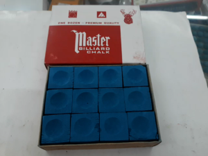 Kapur Billiard/Kapur Billiard Master/Kapur Gosok Billiard Master/Chalk Billiard Master Box Isi 12 Buah