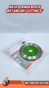 Diamond Wheel 4" Wet & Dry Cutting BOSCH 105mm / Mata Potong Keramik Granit Marmer 4 inch Tajam Halus Produk Original BOSCH