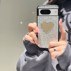 Luxury Mirror Glitter Shiny Grid Pattern TPU Phone Case for Google Pixel 6 7 8 9 10 11 Pro XL 10A 9A 8A 7A 6A Back Cover