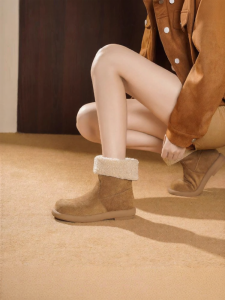 Reemoor | Winter New Casual Snow Boot for Women Thick Sole Round Toe