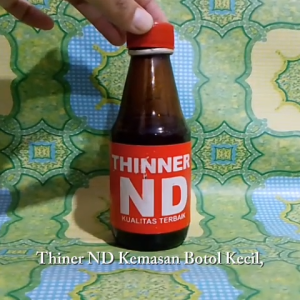 Thinner Botol ND KR Isi 145 ml Campuran Cat Duco