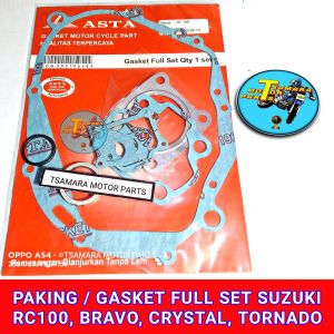 PAKING GASKET FULL SET RC100 RC110 TORNADO BRAVO TORNADO GS GX CRYSTAL
