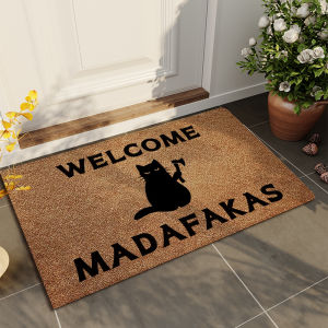 YINSHANG | Welcome Letter Pattern Entry Rug