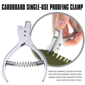 1PCS High Quality U-Shaped 45N Garment Pattern Notcher Pro Designer Tailors Steel Sewing Pliers Punch Marker