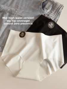 JIAZINI | Seamless Ice Silk Sports Briefs Womens Pure Cotton Antibacterial Summer Thin Triangle Shorts Comfortable Underwear Breathable