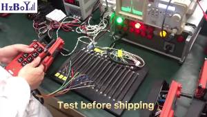 High quality F21-E1B VHF/UHF Industrial Wireless Radio Crane Remote Control 2 Transmitters 1 Receiver for Hoist Crane Lift