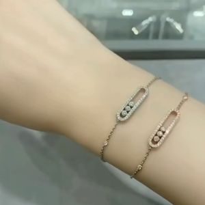 Gelang Tangan Titanium Wanita Permata Tabung Terbaru & Anti Karat