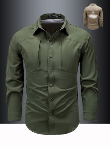 CHAFEI | Waterproof Quick Drying Elastic Mens Long Sleeve Shirt