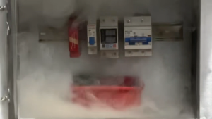 DIN Rail Retardant Device Household Fire Extinguishing Device Practical Dual-line Design Automatic Fire Extinguisher For Distribution Box/Cabinet Engine Compartment