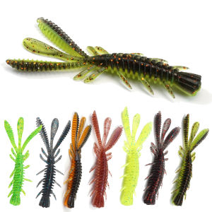 20 Mini Nhựa Mềm Mồi Tôm 5/6/7Cm Nhân Tạo Sinh Vật Mồi Cho Nước Ngọt/Nước Mặn Câu Cá Ghép Hình Bãi Biển Sông Hồ Đại Dương