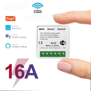 16A Wifi Smart Switch  2 Way Control Smart Home Light Switches ModuleWork with Tuya Smart Life Alexa Google Home Switch