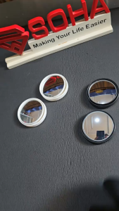 AM-95 Spion Blind Spot Mirror Kaca Cembung 2pcs Spion Mobil Tambahan Universal Spion Cermin Bulat