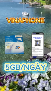 Sim/Esim 5G Vinaphone TR60 Có 5GB Mỗi Ngày Tốc Độ Cao + 1000P Gọi Vina Dưới 10 Phút – Gói 10 Ngày Dùng Toàn Quốc . FREESHIP - CHƯA KÍCH HOẠT