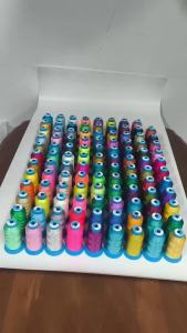 60WT Thin Polyester Embroidery Thread 75D/2 4000 Meters For Brother Singer Pfaff Industrial Machine Sewing 67 Colors Available
