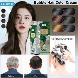 Bubble Hair Color Cream for Lazy People Plant Essence Hair Dye Shampoo No Irritation Does Not Harm Scalp Hair Coloring